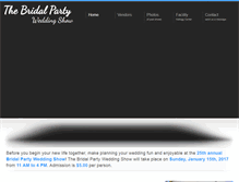 Tablet Screenshot of bridalpartylansing.com